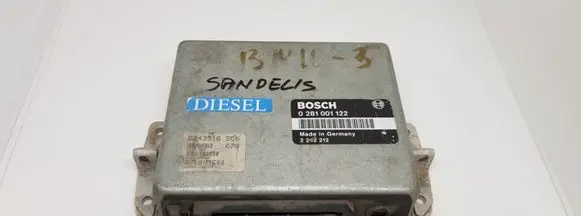 BMW 5 E39 Engine control unit/module 0281001122 2243916