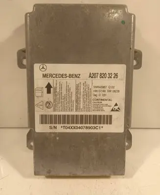 Mercedes-Benz E C207 W207 Airbag control unit/module A2078203226 5WK43967