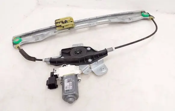Front door window regulator with motor