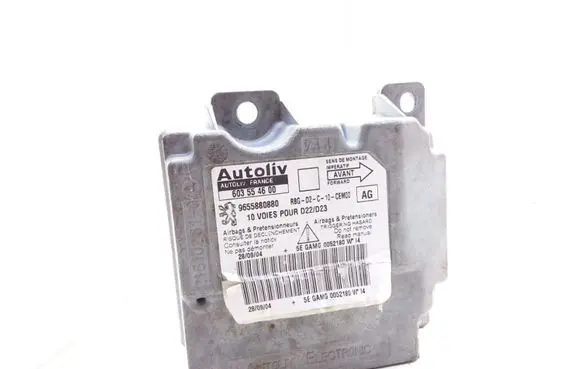 Peugeot 407 Airbag control unit/module 9655880880 603554600