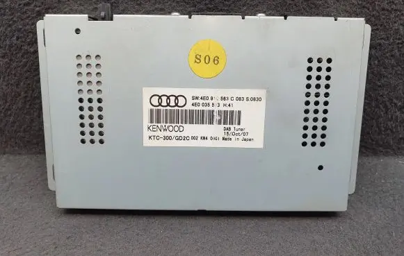 Audi A8 S8 D3 4E Radio/CD/DVD/GPS head unit 4E0910563C 4E0035563