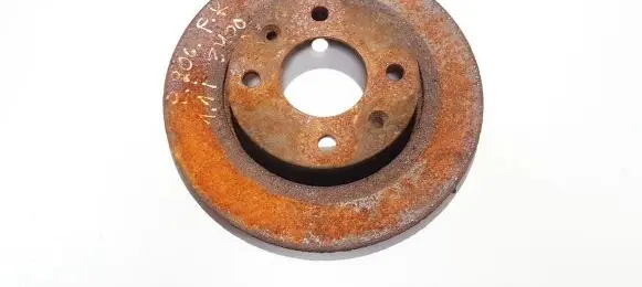 Peugeot 206 Front brake disc neventiliuojamas