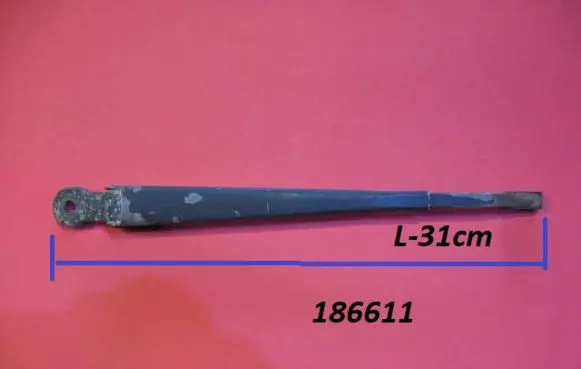 Rear wiper blade arm