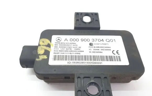 Mercedes-Benz CLA C117 X117 W117 Tire pressure control unit A0009003704