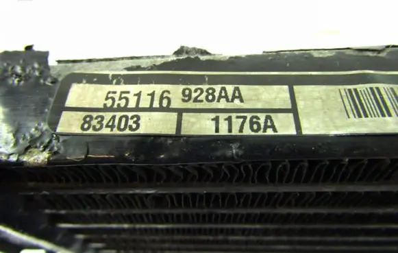 Jeep Grand Cherokee (WK) A/C cooling radiator (condenser) 55116928AA