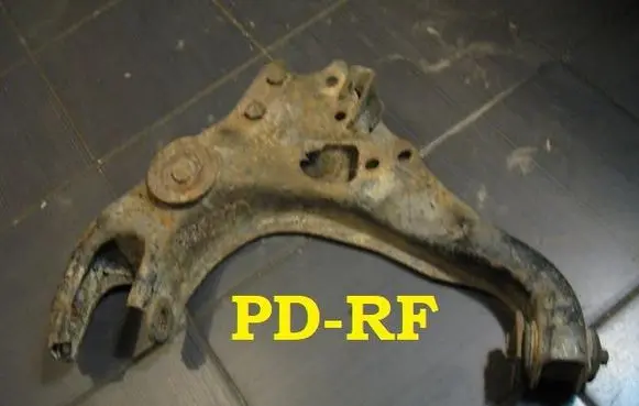Front lower control arm/wishbone