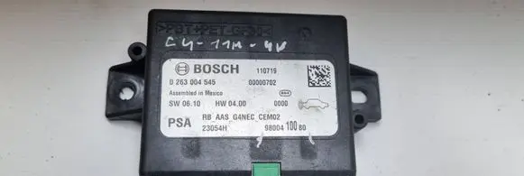 Citroen C4 II Parking PDC control unit/module 9800410080