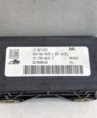 Opel Zafira B ESP acceleration yaw rate sensor 13257072 10170106313 GE78A08USQ