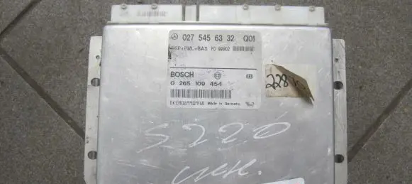 Mercedes-Benz S W220 ESP (stability system) control unit 0275456332 0265109454