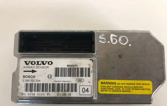 Volvo S60 Airbag control unit/module 0285001254