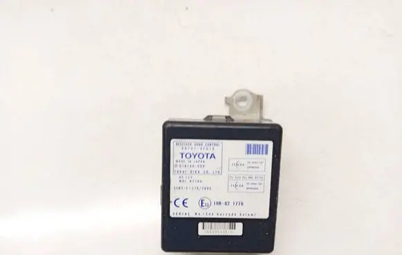 Toyota Corolla Verso AR10 Door control unit/module 897410F010 61B168000