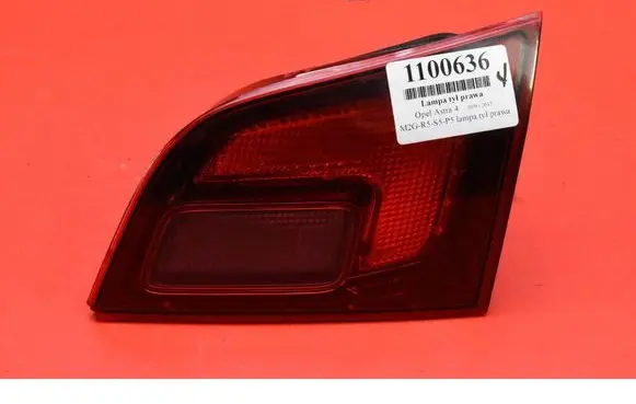 Opel Astra J Rear/tail lights 13314053