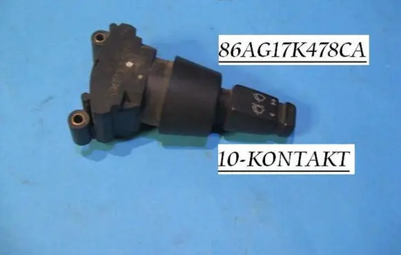 Ford Escort Wiper control stalk 86AG17K478CA
