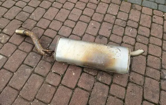 Opel Corsa E Rear muffler/silencer tail pipe 13263395