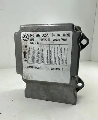 Volkswagen Golf V Airbag control unit/module 1K0909605A 5WK43411 03H021S0500