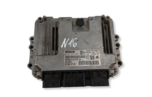 Peugeot 307 Engine control unit/module 9664843780 0281013872