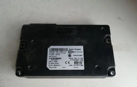 Ford Mustang VI Bluetooth control unit module FR3T14D212FD