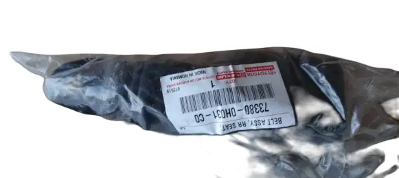 Toyota Aygo AB40 Rear seatbelt buckle 73380-0H031-C0