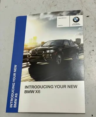 BMW X6 F16 Owners service history hand book 