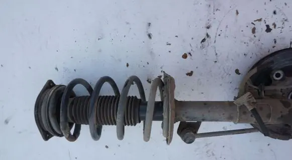 Nissan Qashqai Rear shock absorber with coil spring 