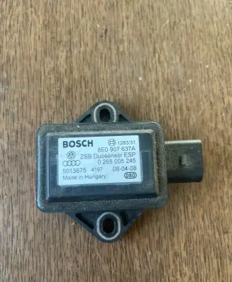 Audi A4 S4 B6 8E 8H ESP acceleration yaw rate sensor 8E0907637A 0265005245 5013675