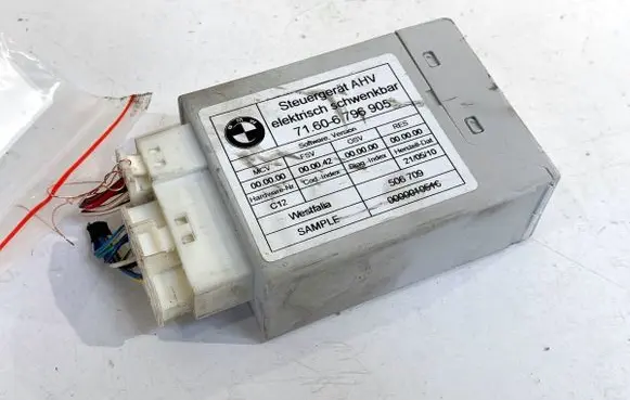 BMW 5 F10 F11 Tow bar trailer control unit/module 6796905
