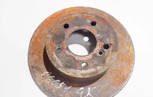 Mercedes-Benz CLC CL203 Rear brake disc neventiliuojamas