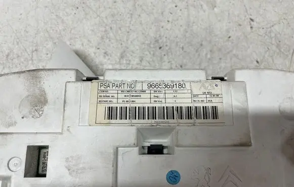 Citroen C5 Speedometer (instrument cluster) 9665369180 30413340588055