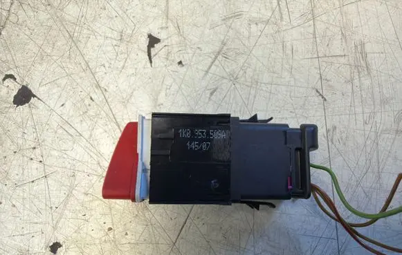 Volkswagen Golf V Hazard light switch 1K0953509A