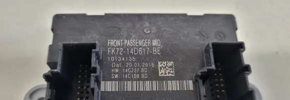 Jaguar XE Door control unit/module FK7214D617BE 10134135 14C237BD