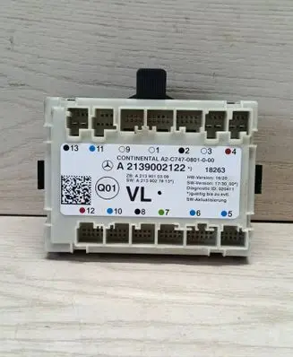 Mercedes-Benz E W213 Door control unit/module A2139010308 AC7470801000 A2139002122