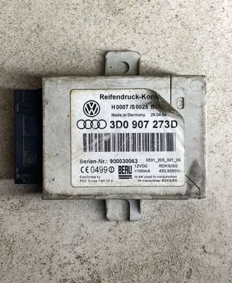 Volkswagen Phaeton Tire pressure control unit 3D0907273D H0007S0025B 900030063