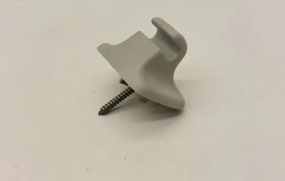 Sun visor clip/hook/bracket