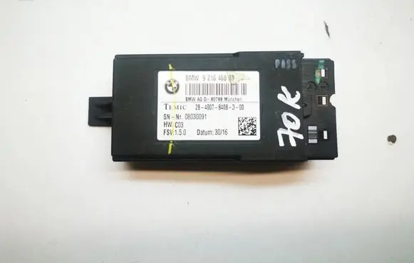 BMW 3 F30 F35 F31 Seat heating relay 9216468 08030091 2840078408300