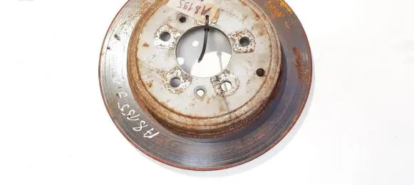 Peugeot 607 Rear brake disc neventiliuojamas