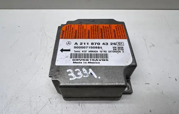Mercedes-Benz E W211 Airbag control unit/module A2118704326 500507150881 D6V5G15AVG5