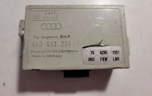 Audi A4 S4 B5 8D Immobilizer control unit/module 4A0953234 7642951591 6750491E