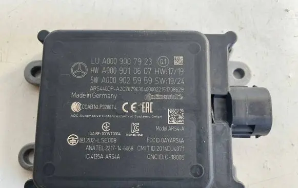 Mercedes-Benz E W213 Distronic sensor radar A0009007923 A0009010607 A0009025959