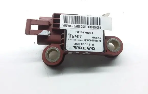 Volvo S40, V40 Airbag deployment crash/impact sensor 30613043A E010870051