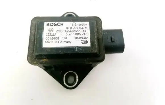 Audi A4 S4 B6 8E 8H ESP acceleration yaw rate sensor 8E0907637A 0265005245