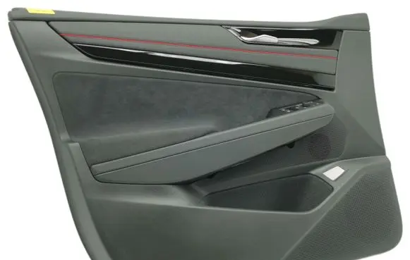 Front door card panel trim