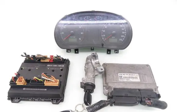 Volkswagen Polo IV 9N3 Engine control unit/module ECU 5WP4046004 03E906023D 6Q1937049D
