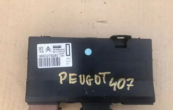 Peugeot 607 Seat control module 9663279280