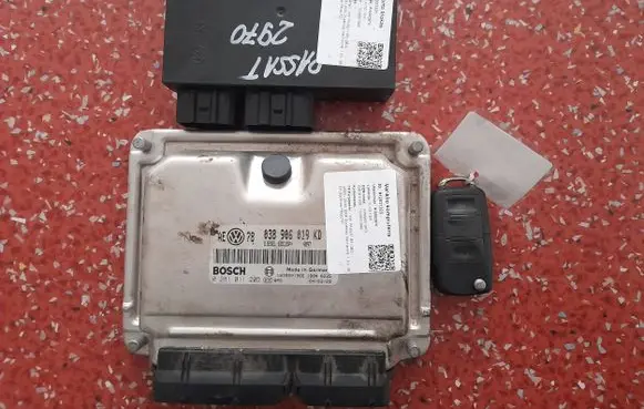 Engine ECU kit and lock set