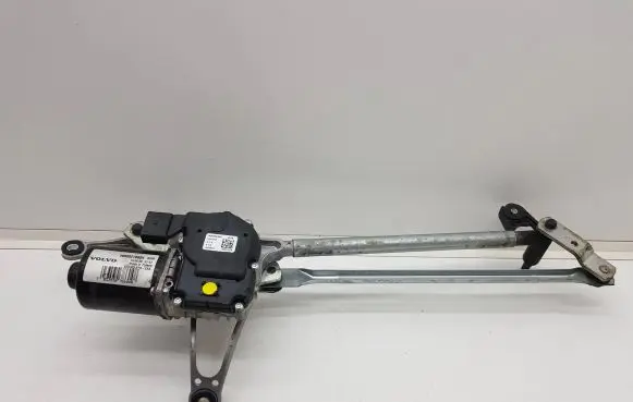 Front wiper linkage and motor