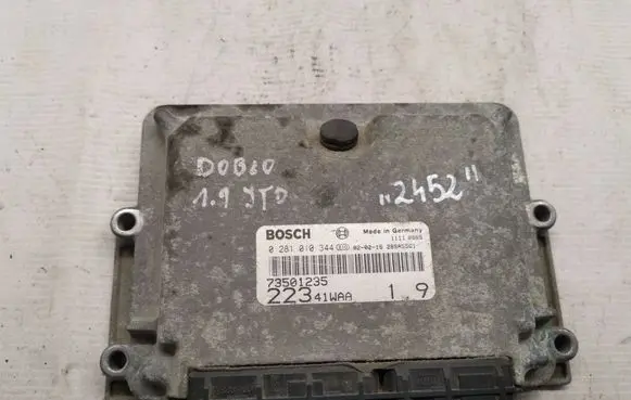 Fiat Doblo Engine control unit/module 73501235 0281010344 28SA5561