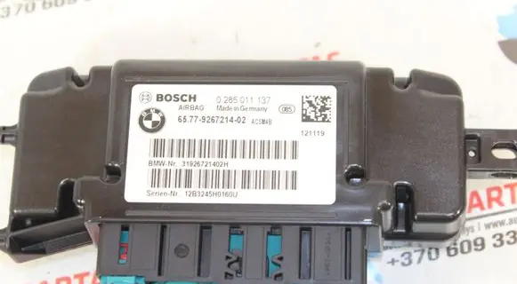 BMW 1 F20 F21 Airbag control unit/module 6577926721402 9267214 926721402