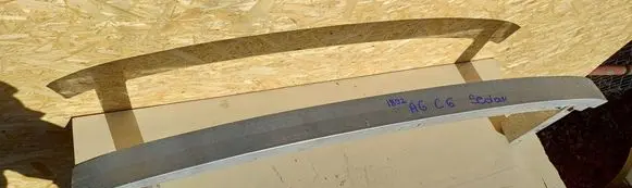 Audi A6 S6 C6 4F Rear bumper support beam 