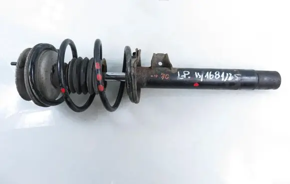 Front shock absorber with coil spring
