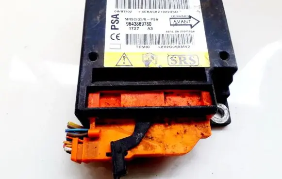 Peugeot 607 Airbag control unit/module 9643869780